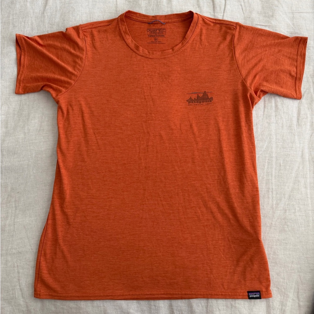 Patagonia Short-Sleeve Crew T-Shirt — Orange
